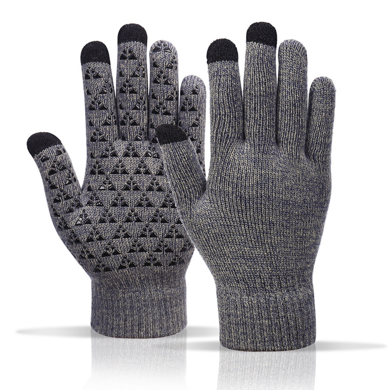 Thickened Knitted Touch Screen Gloves