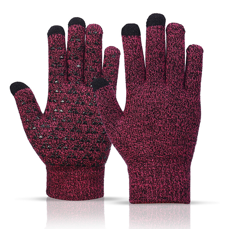 Thickened Knitted Touch Screen Gloves