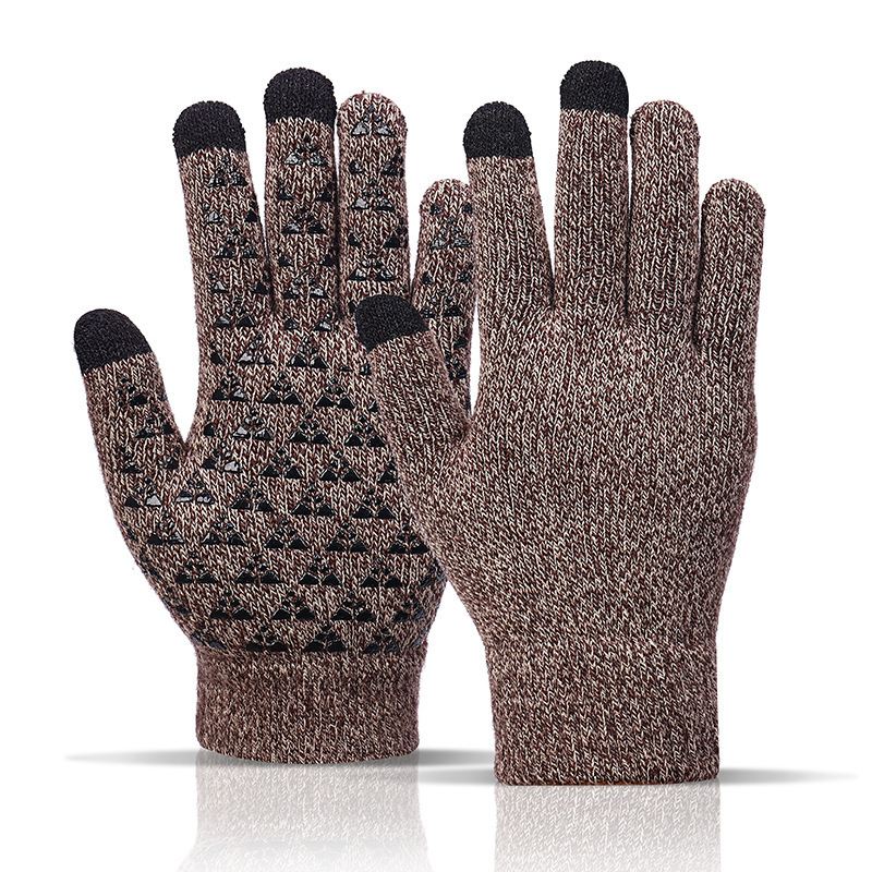 Thickened Knitted Touch Screen Gloves
