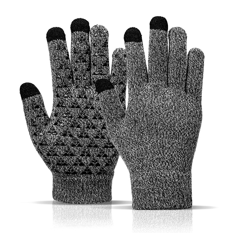 Thickened Knitted Touch Screen Gloves