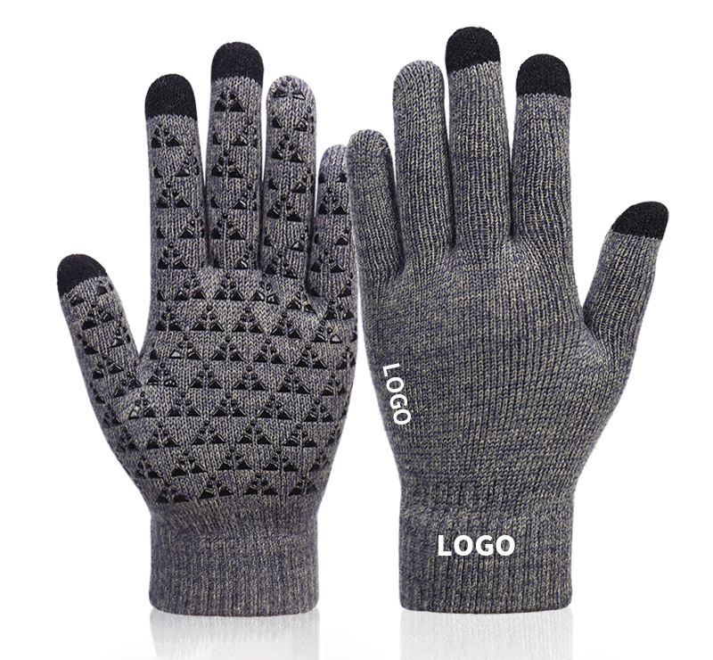 Thickened Knitted Touch Screen Gloves