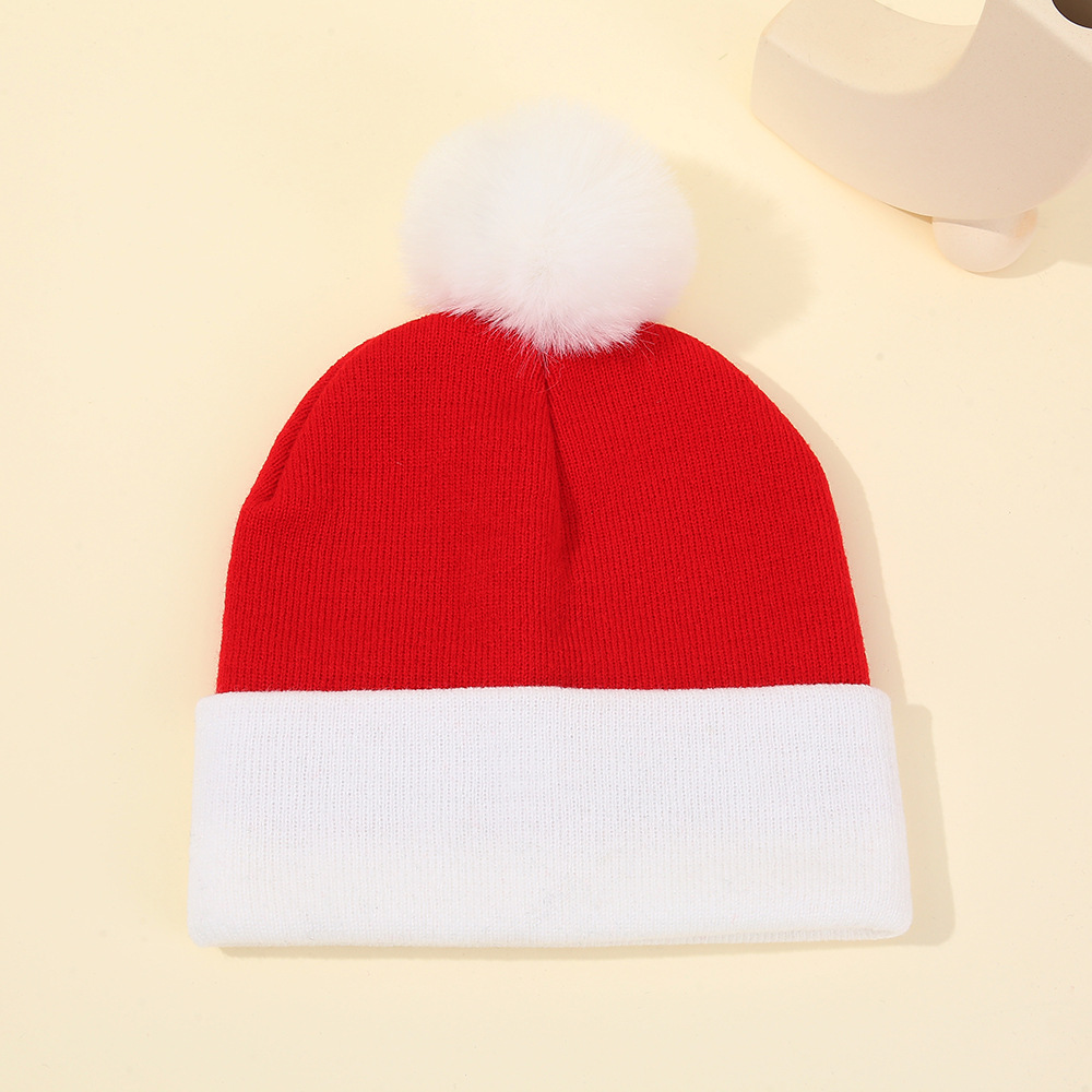 Christmas Pom Pom Knitted Beanie