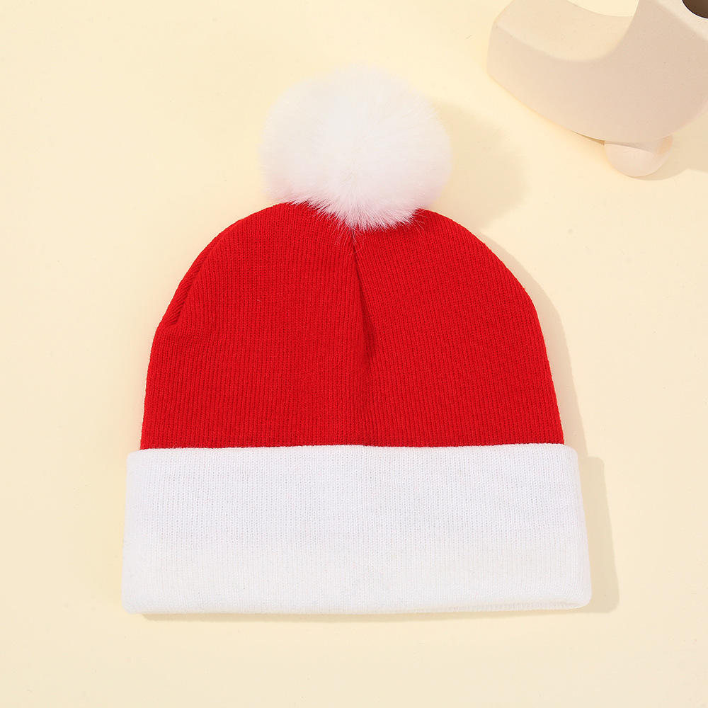 Christmas Pom Pom Knitted Beanie