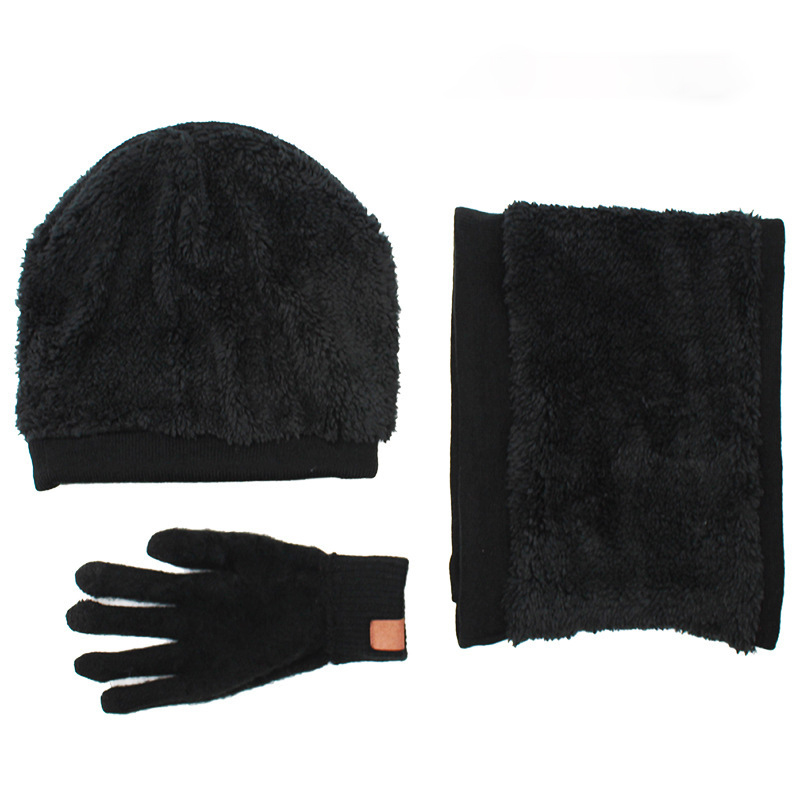 3 - Piece Fleece Lined Knitted Winter Set