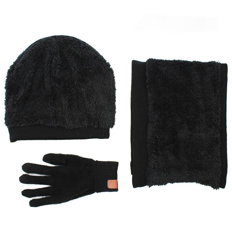 3 - Piece Fleece Lined Knitted Winter Set