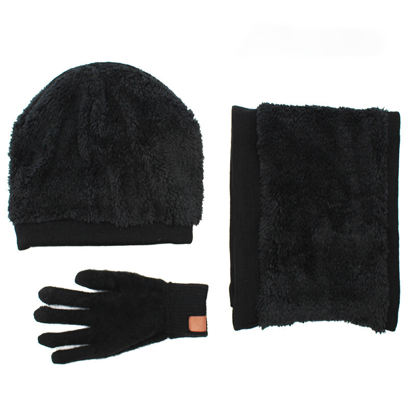 3 - Piece Fleece Lined Knitted Winter Set