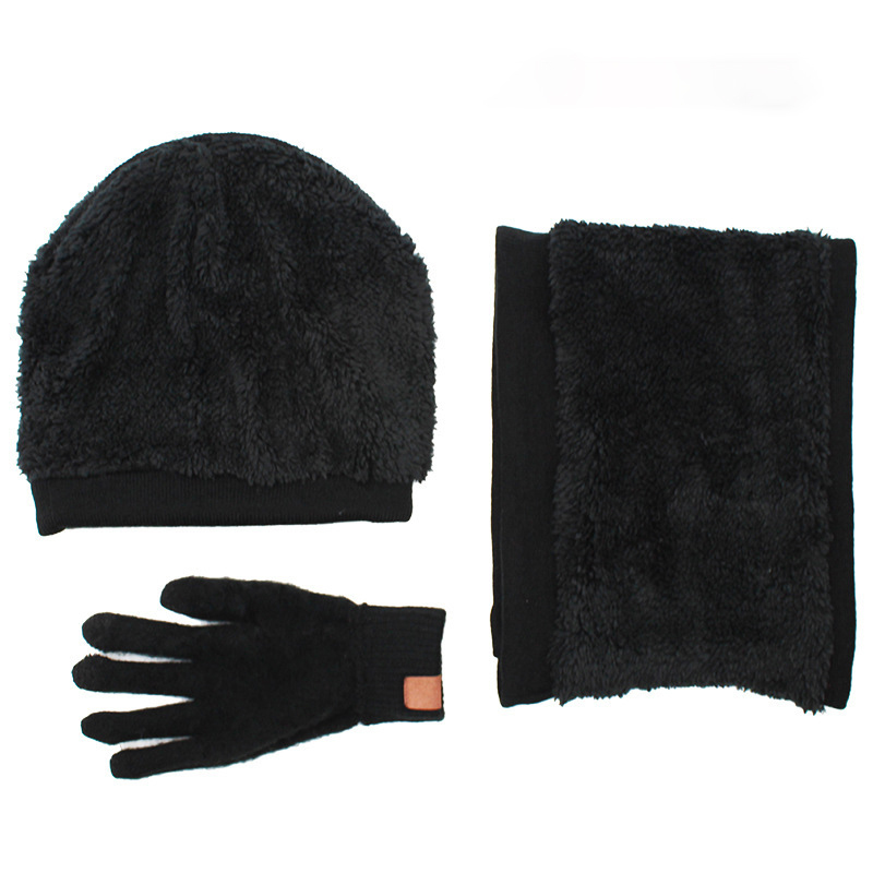 3 - Piece Fleece Lined Knitted Winter Set