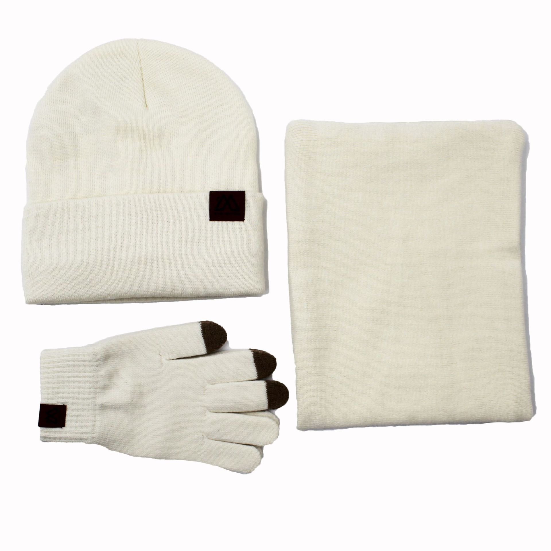 3 - Piece Fleece Lined Knitted Winter Set