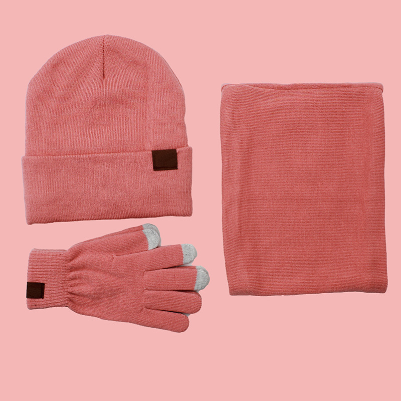 3 - Piece Fleece Lined Knitted Winter Set