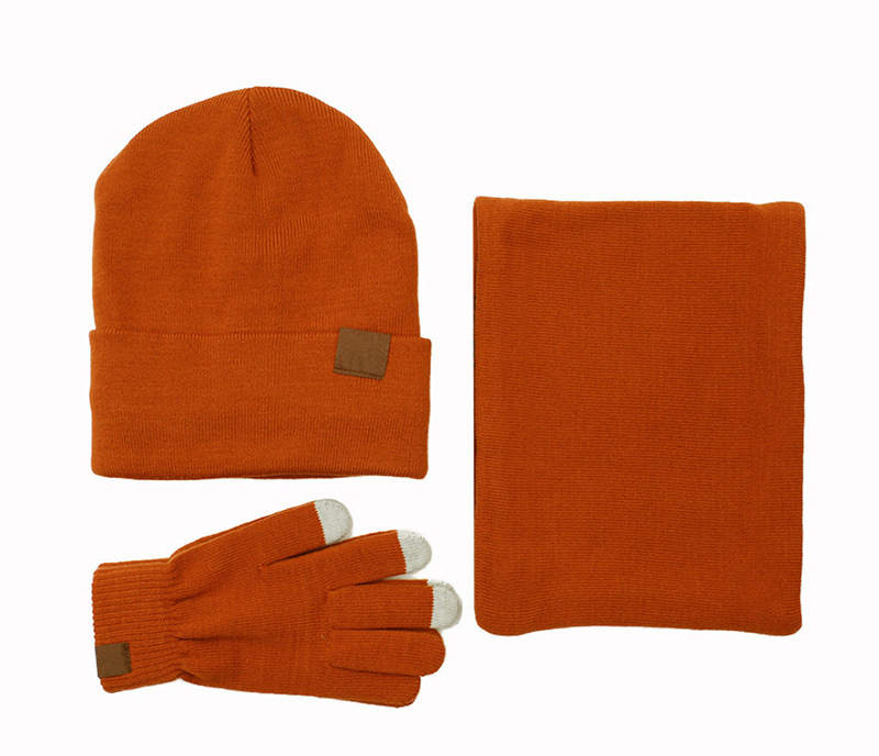 3 - Piece Fleece Lined Knitted Winter Set