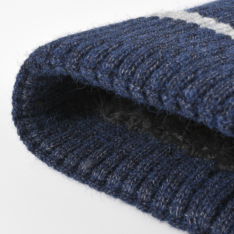 Winter Warm Fleece Lined Knitted Beanie