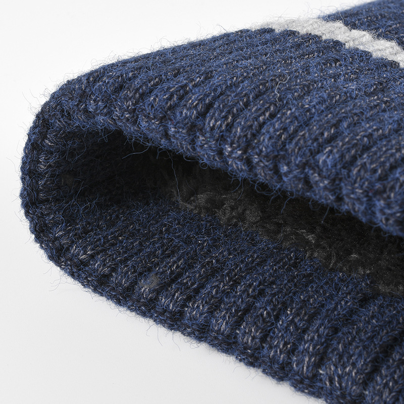 Winter Warm Fleece Lined Knitted Beanie