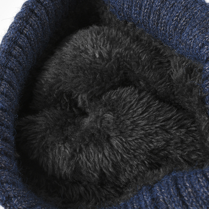 Winter Warm Fleece Lined Knitted Beanie