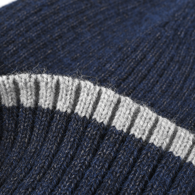 Winter Warm Fleece Lined Knitted Beanie