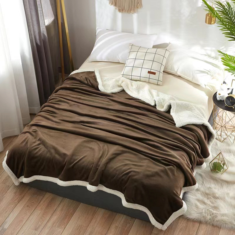 Thickened Double Layer Flannel Blanket