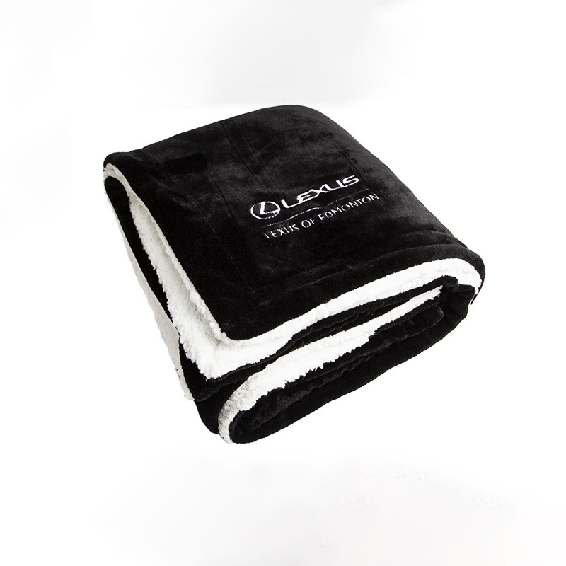 Double-Layer Flannel Sherpa Blanket