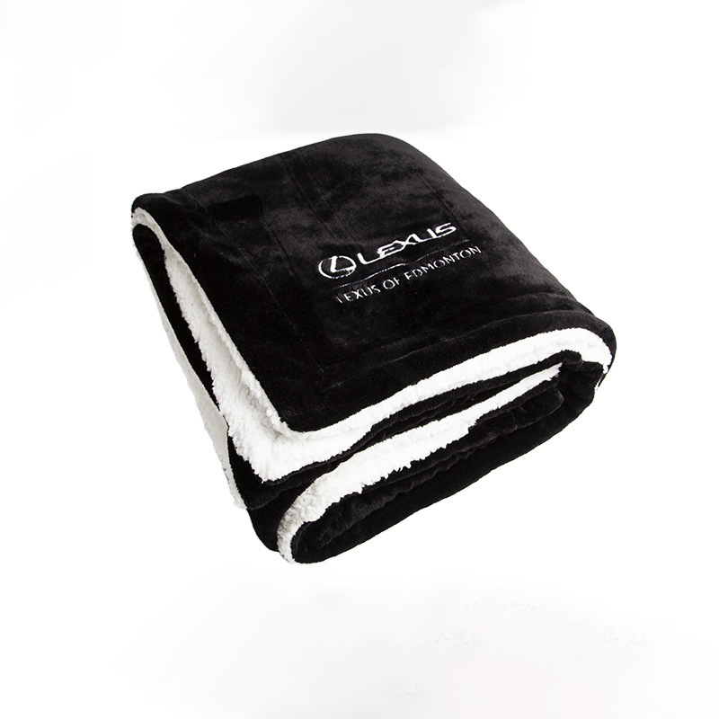 Double-Layer Flannel Sherpa Blanket