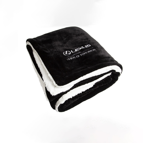 Double-Layer Flannel Sherpa Blanket
