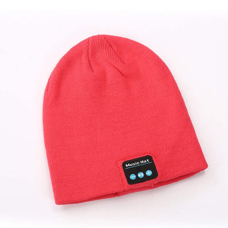 Knitted Beanie w/Wireless Headphones