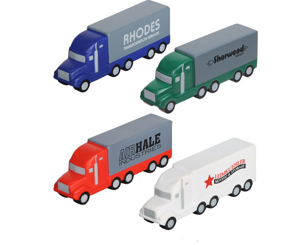 PU Foam Container Truck Stress Relief Toy