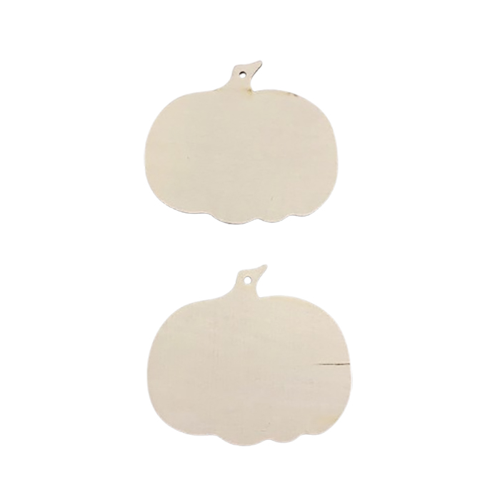 Wooden Pumpkin Shaped Ornaments