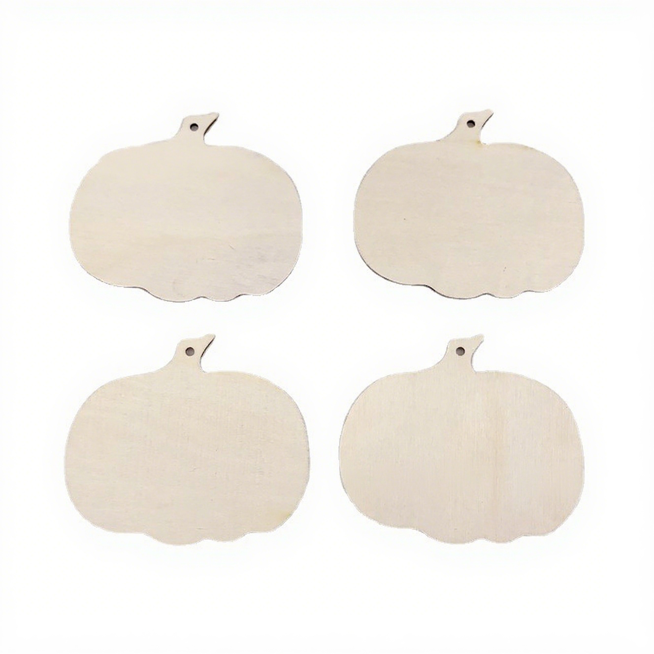 Wooden Pumpkin Shaped Ornaments