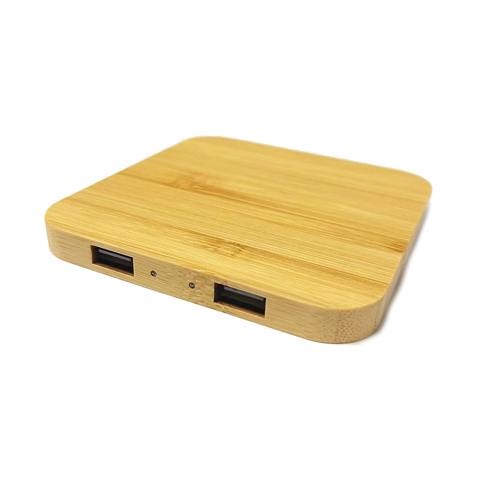 3-in-1 Bamboo 15W Wireless Charger