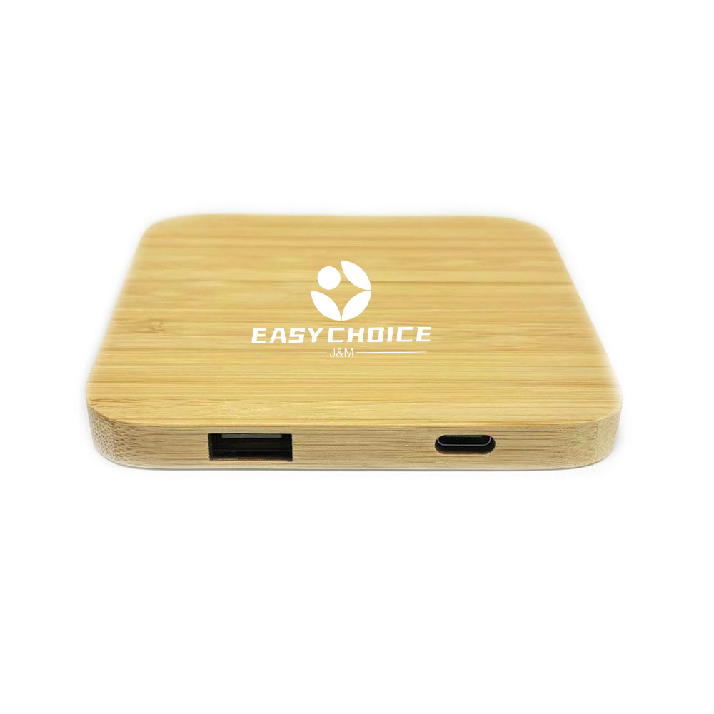 3-in-1 Bamboo 15W Wireless Charger