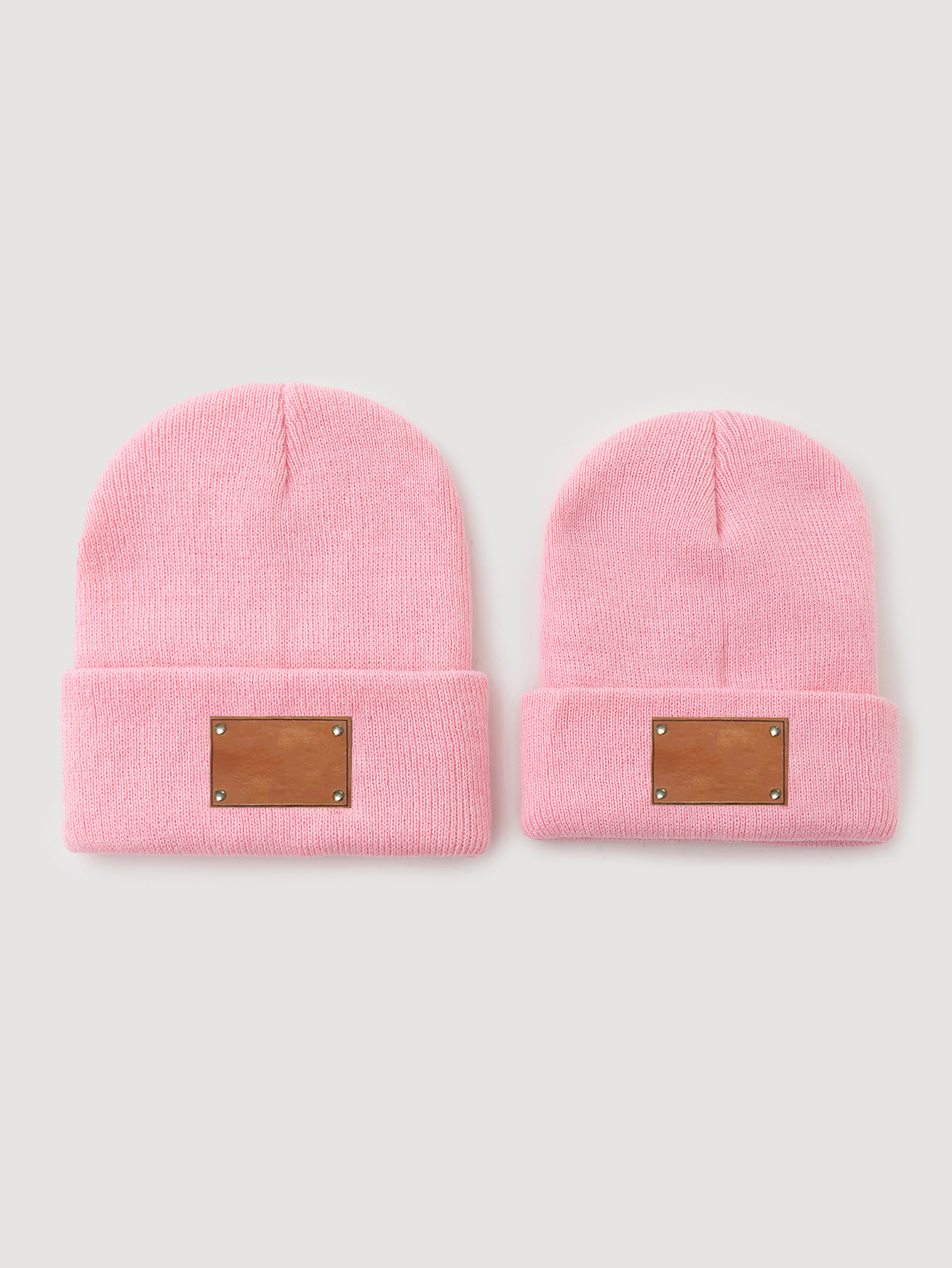 Parent&Child Knitted Beanies Set