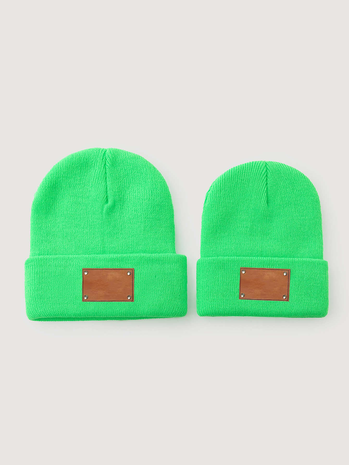 Parent&Child Knitted Beanies Set