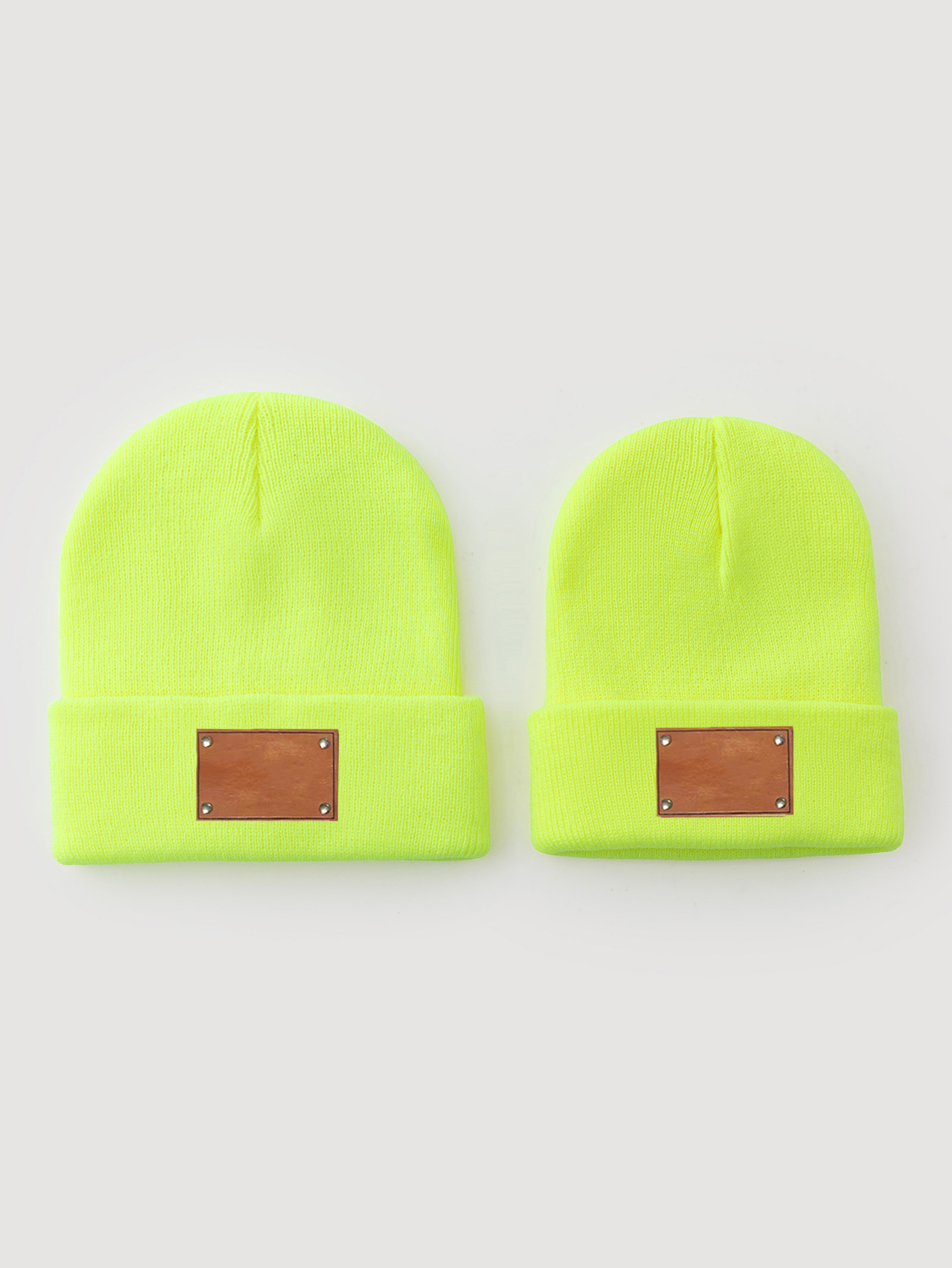 Parent&Child Knitted Beanies Set
