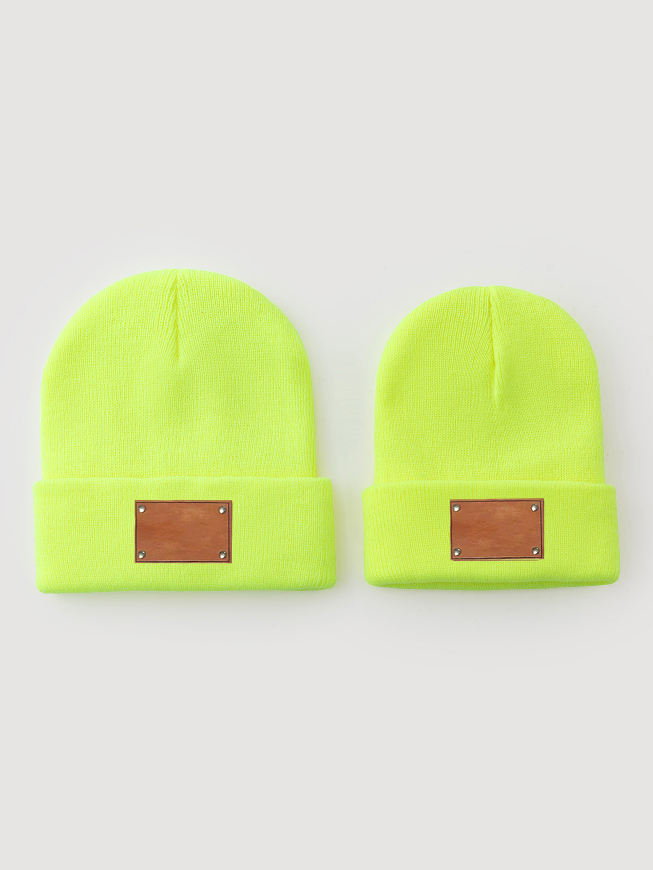 Parent&Child Knitted Beanies Set