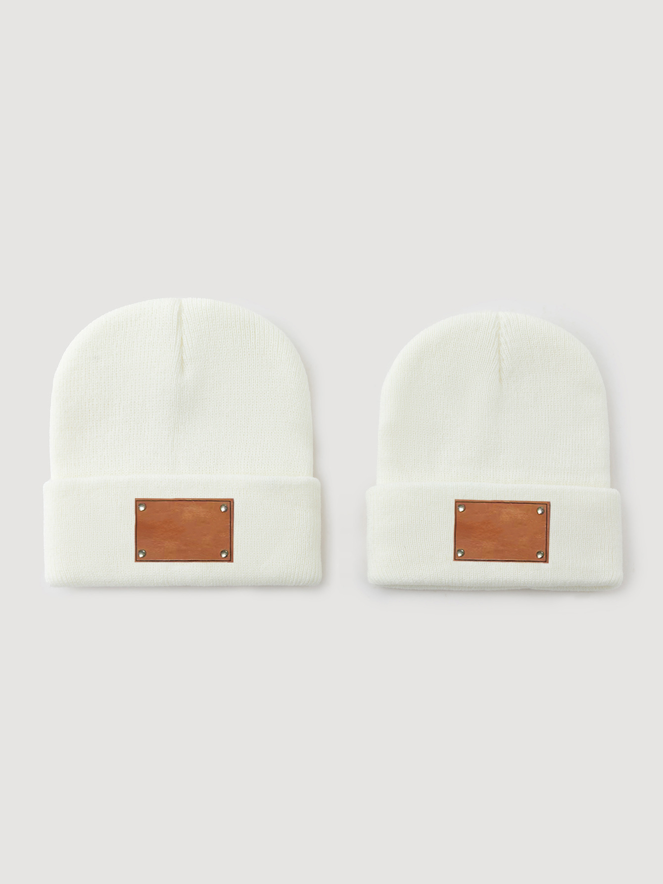Parent&Child Knitted Beanies Set