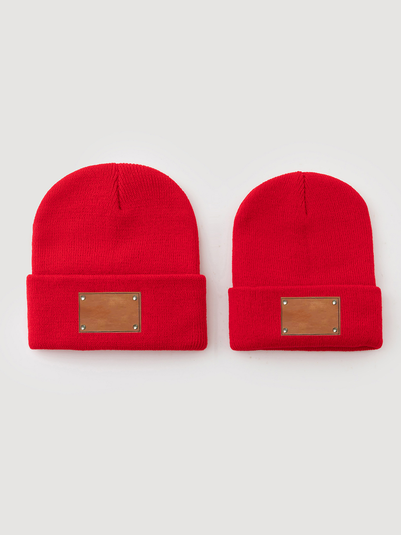 Parent&Child Knitted Beanies Set
