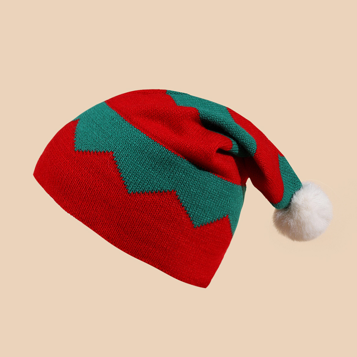Knitted Striped Hat