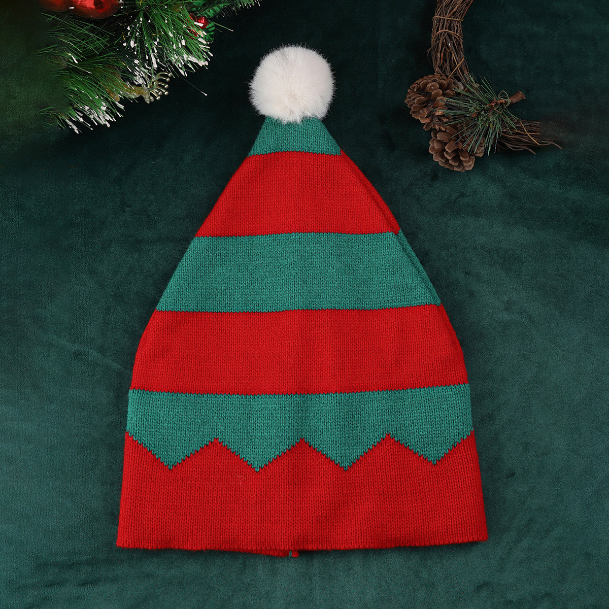 Knitted Striped Hat
