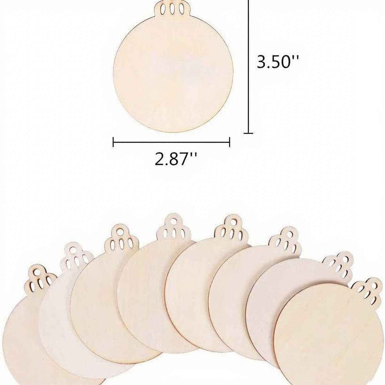 Wooden Ornament Discs