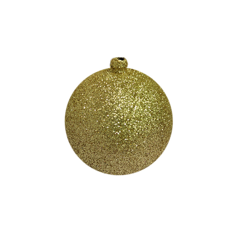 Glitter Plastic Christmas Tree Ornaments Balls