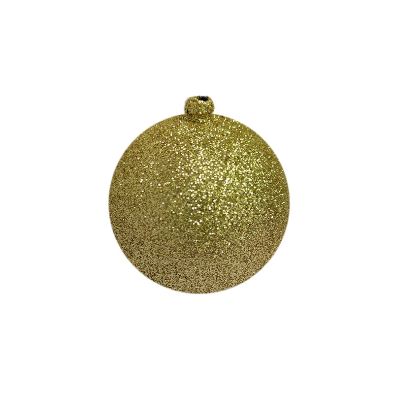 Glitter Plastic Christmas Tree Ornaments Balls