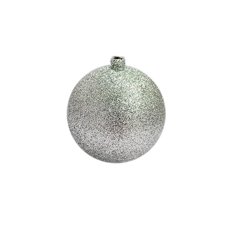 Glitter Plastic Christmas Tree Ornaments Balls