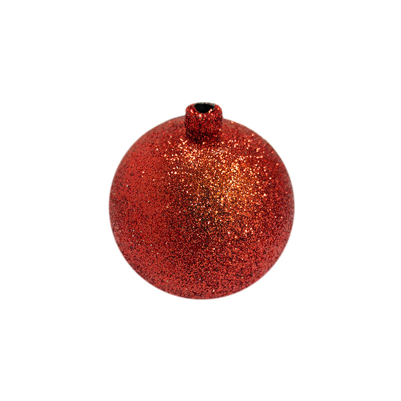 Glitter Plastic Christmas Tree Ornaments Balls