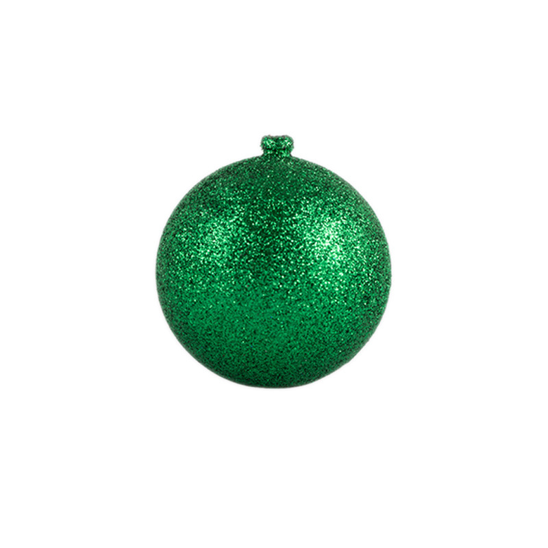 Glitter Plastic Christmas Tree Ornaments Balls