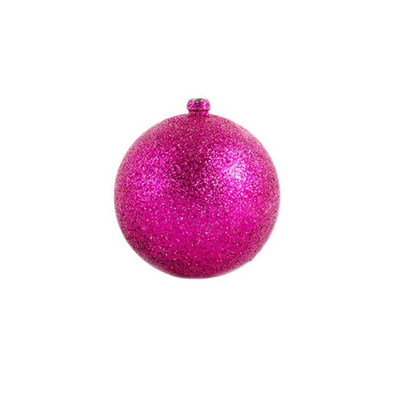 Glitter Plastic Christmas Tree Ornaments Balls