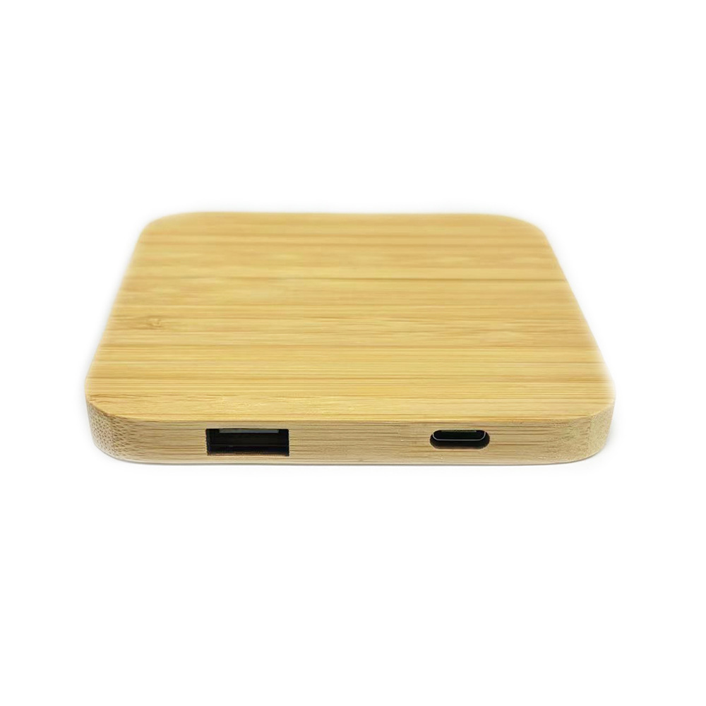 3-in-1 Bamboo 15W Wireless Charger