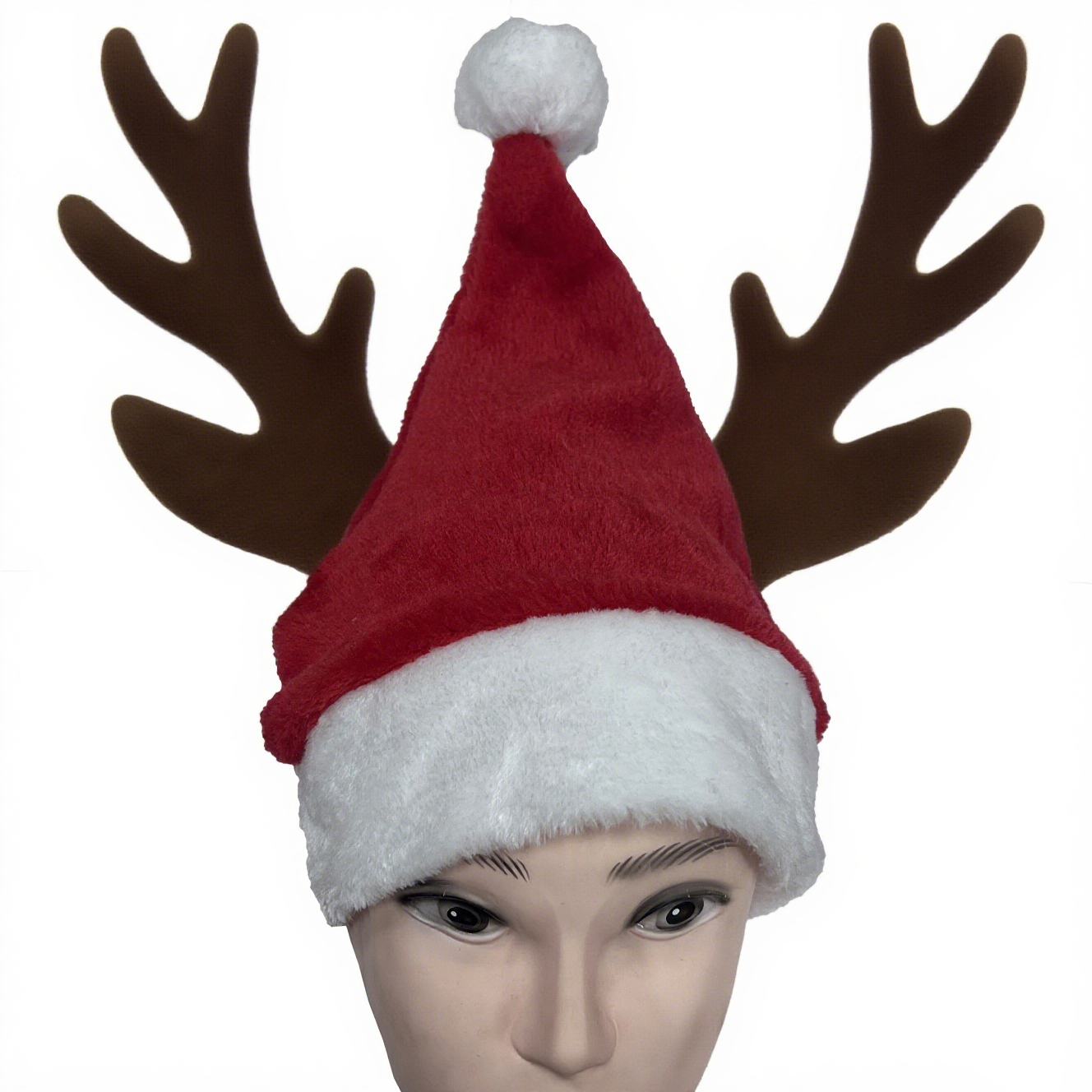 Reindeer Antler Santa Hat
