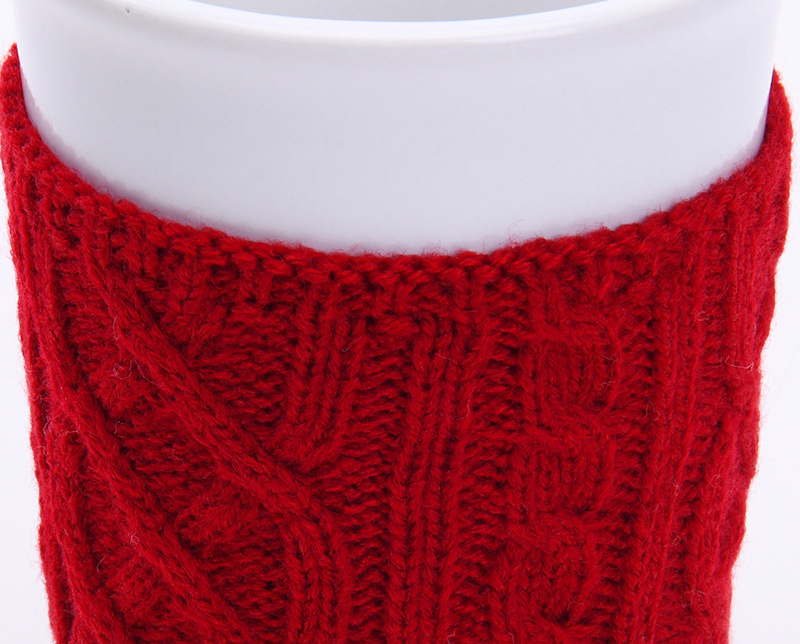 Knitted Yarn Cup Sleeve