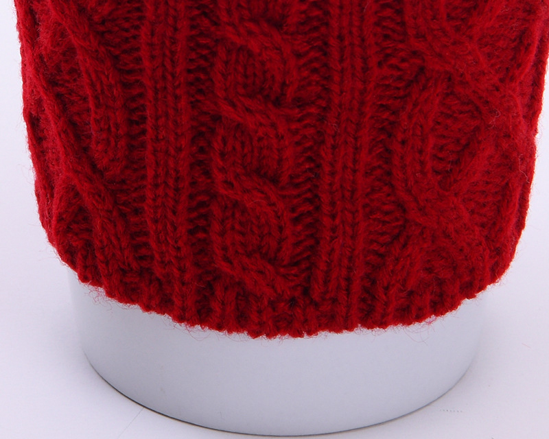 Knitted Yarn Cup Sleeve