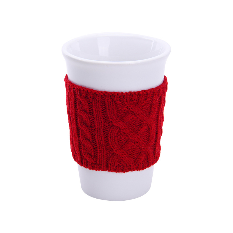 Knitted Yarn Cup Sleeve