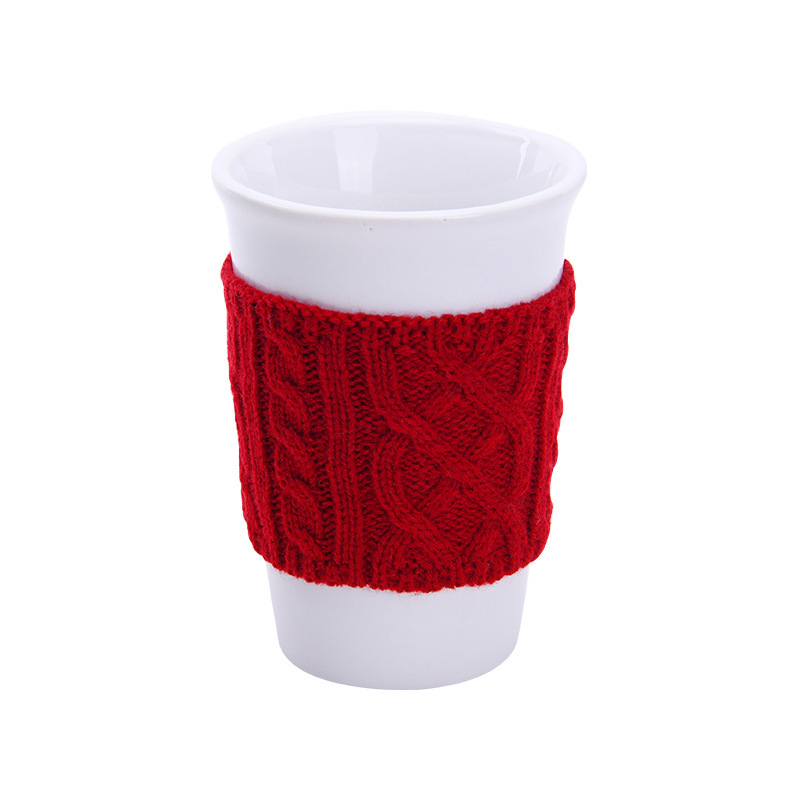 Knitted Yarn Cup Sleeve
