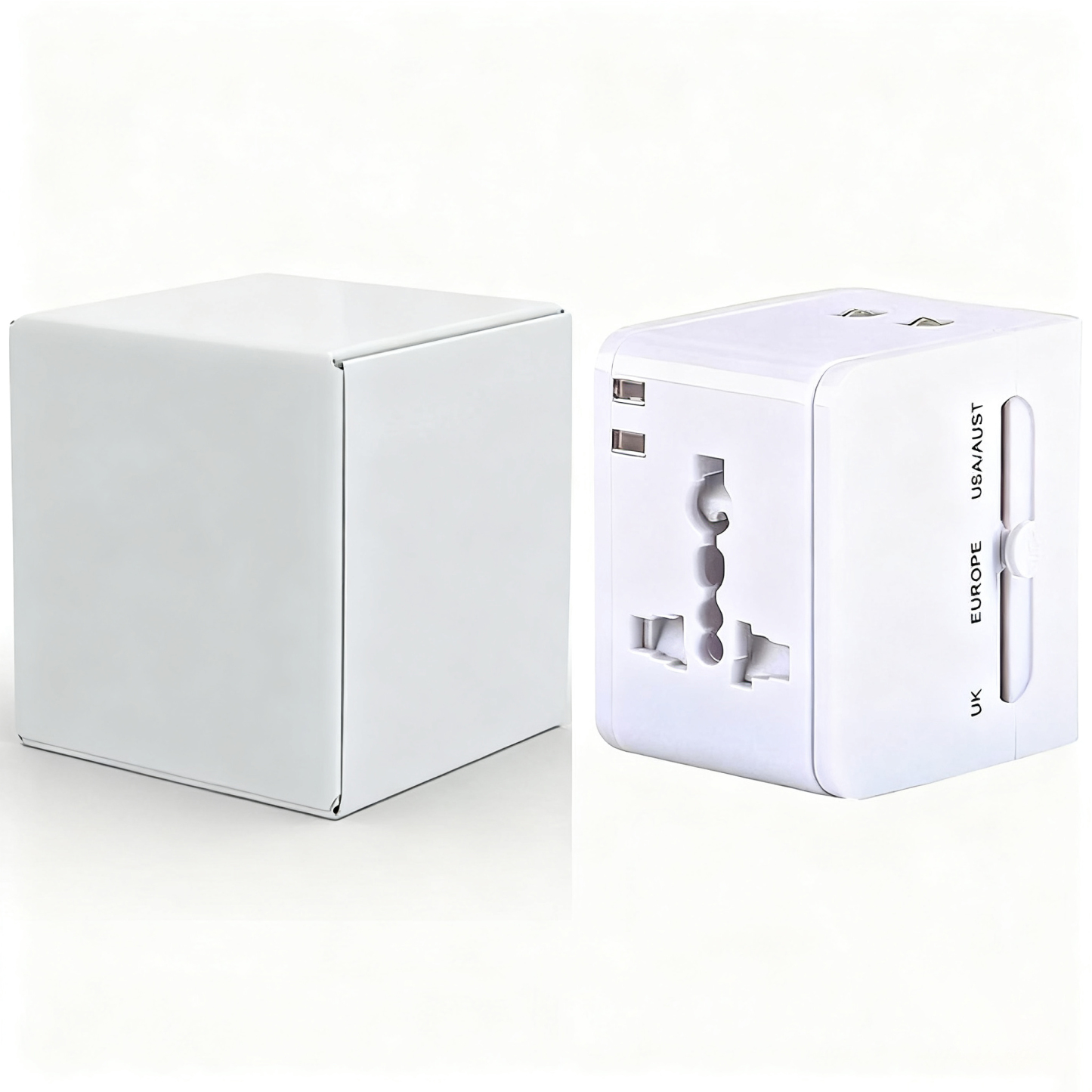 Travel Adapter w/Dual USB Ports